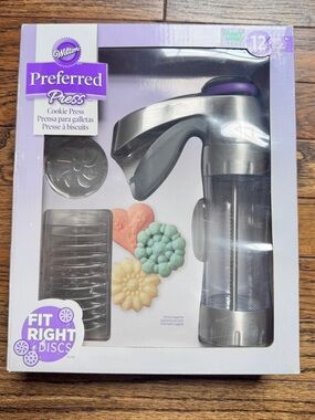 Wilton Preferred Press Cookie Press in Silver
